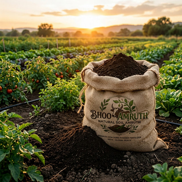 Premium organic fertilizer sack